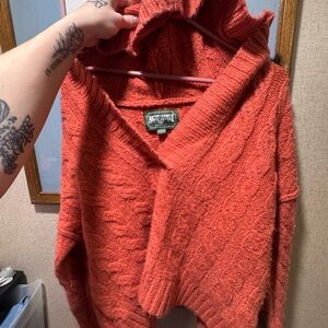 American Eagle Outfitters Women's Cable Knit Sweater - Red